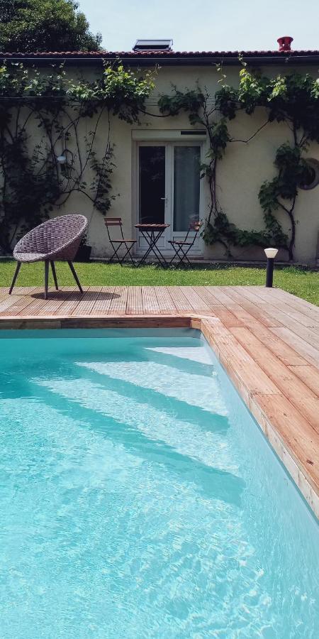 Merig'Home Chambre Bd Climatisee Dans Maison Avec Piscine Au Calme En Ville, Sdb & Toilettes Prives Angoulême Buitenkant foto